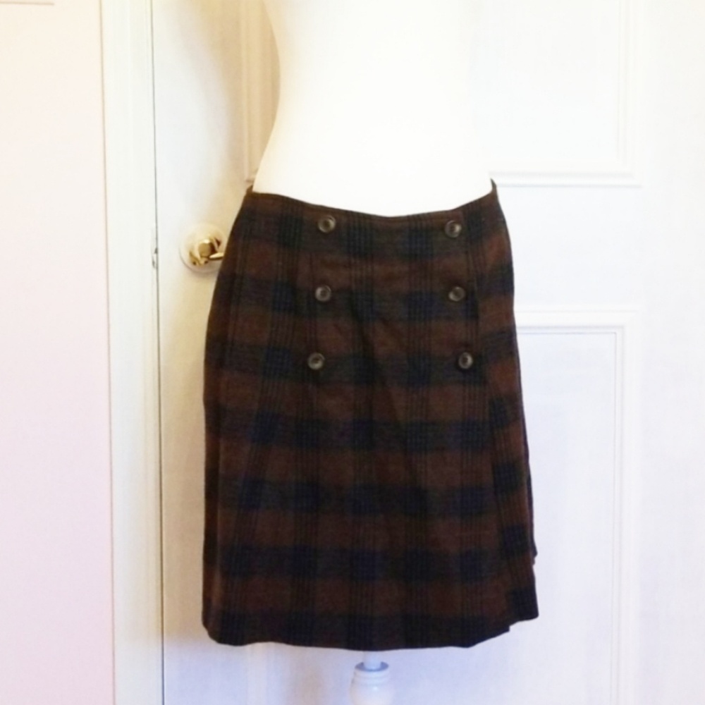 MARIANO RUBINACCI plaid skirt